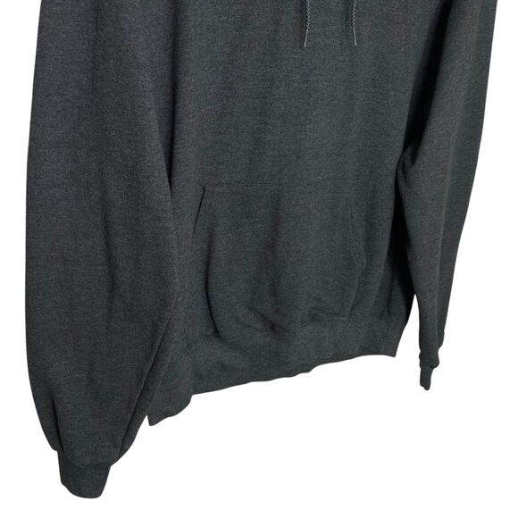 Quinnipiac Hoodie Sweatshirt Mens XL Gray Pullover Champion University Oversized - Picture 6 of 9